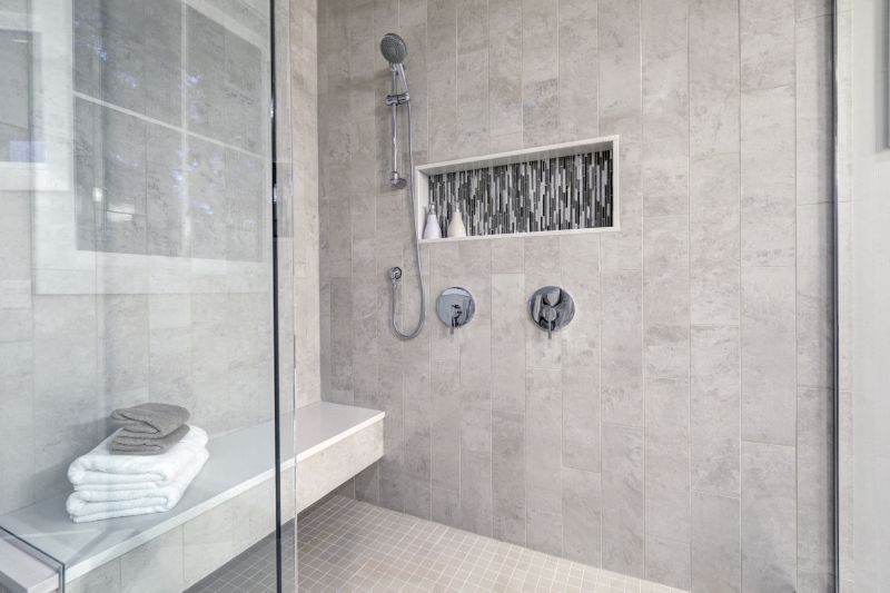 Spa-Style Shower with Tiles